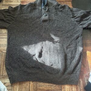 Weatherproof Dark Gray Turtleneck Sweater